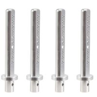 4Pcs Metal RC Car Shell Column Body Posts Mount for 1/10 Crawler Car Axial SCX10 SCX10 II D90