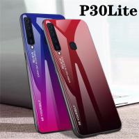 ส่งจากไทย Fashion Case Huawei P30 Liteเคสหัวเว่ย สำหรับ Huawei P30Lite เคสกระจกสองสี เคสเงาไล่สี ขอบนิ่ม TPU CASE Huawei P30lite Case