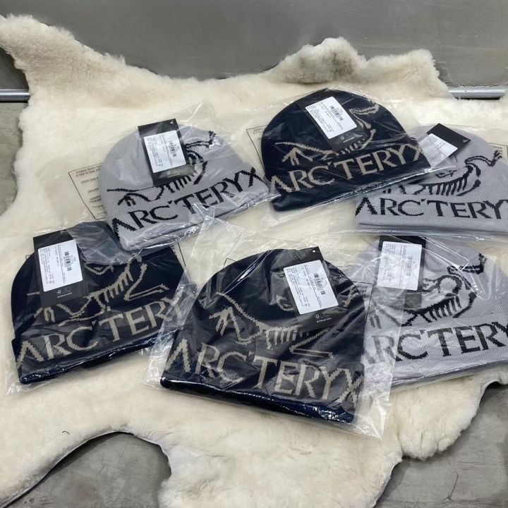 arcteryx-หมวกไหมพรมถักไหมพรมชายและหญิง-หมวกโจ๊กเกอร์หมวกสกีสำหรับฤดูหนาว