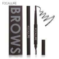 FOCALLURE Waterproof 3 Colors Eye Brow Eyeliner Pencil Waterproof Microblading Eyebrow Ultra thin Carving Eyebrow TSLM1