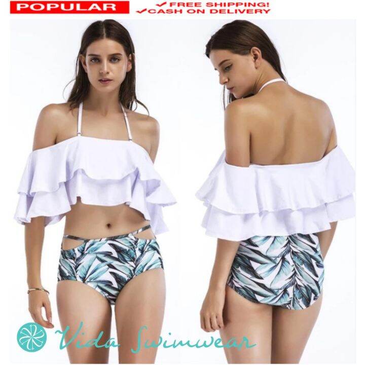 Swimwear 2025 off shoulder