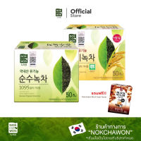 1 + 1 NOKCHAWON ORGANIC GREENTEA 50T ชาเขียวออร์แกนิก 100% เครื่องดื่มเพื่อสุขภาพเกาหลี