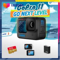 GoPro 11 โปรโมชั่น พร้อมอุปกรณ์เสริม Go Next level 1 สินค้ามีจำนวนจำกัด รับประกันศูนย์ 1 ปี ส่งไว ของแถมเพียบ จัดส่งฟรี