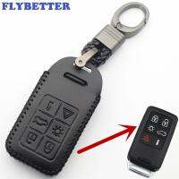 Flybetter เคส6on พวงกุญแจ Keyless Art Keyless Entry Art Key สำหรับ Volvo S60/S80/V60/Xc60แต่งรถ B L344