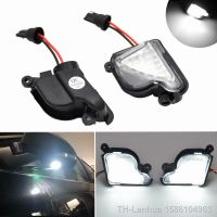 【LZ】☏❧  LED Under Side Mirror Light Lamp Puddle Lamp 2 pieces 6000K White for skoda Octavia Mk3 5E 2012-2017 Superb 2 Octavia 3