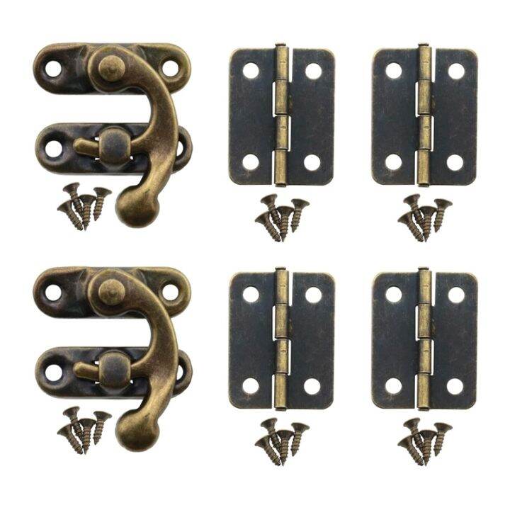 small-box-hinges-bronze-antique-right-latch-hook-hasp-with-hinges-and-screws-for-wood-jewelry-box-gift-catch-lock-hook