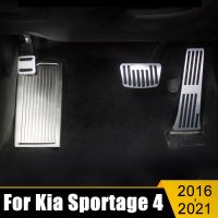 แป้นเบรกเชื้อเพลิงรถยนต์คันเร่งแผ่นรองที่วางเท้าสำหรับ Kia Sportage 4 QL GT 2016 2017 2018 2019 2020 2021 2022อุปกรณ์เสริม