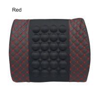 Car Massage Lumbar Cushion Electric Massage Back Pillow Waist Protection Relief Pain for Home Office Chair Auto Interior Decor