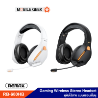 REMAX หูฟัง รุ่น RB-680HB Wireless Gaming Headphones ใช้งานได้16ชม. หูฟังไร้สายแบบครอบ พร้อมไมค์ สำหรับเล่นเกมส์