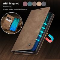 ✒✕ Magnetic Flip Leather Case for RedMi Note 12 Pro 11 11S 10 10S 9S 8 Wallet Card Cover for XiaoMi Mi 13 12T 11T 10T 9T Coque Etui