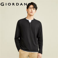 Giordano เสื้อเชิ้ตแขนยาวผู้ชาย เสื้อแฟชั่นผช ลุคสตรีท ลุคทำงาน 01022821