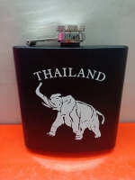 169shopขวดใส่เครื่องดื่มพกพาสแตนเลส Hip Flask ขนาด 6 ออนซ์