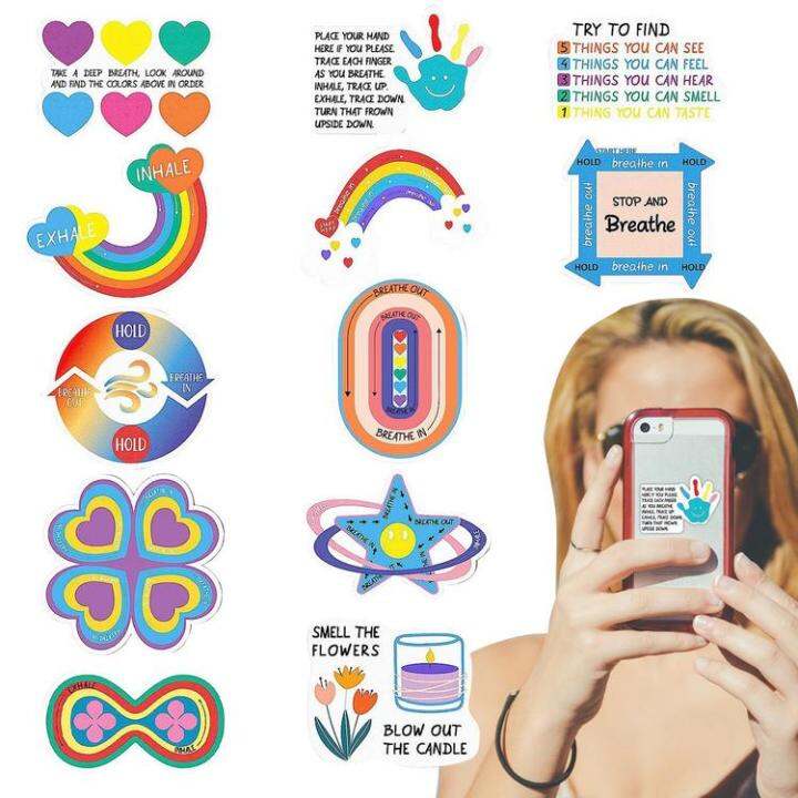 fidget-stickers-adhesive-stickers-12pcs-anti-stress-adhesive-rainbow-stickers-cute-tactile-breathing-stickers-reusable-calm-strips-for-desk-and-phone-physical