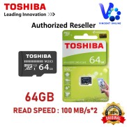 Miễn Phí Vận Chuyển + COD UHS-I Toshiba MicroSD 64GB Thẻ Nhớ MicroSDHC