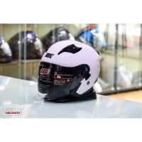 NSP หมวกกันน็อค   BRG HELMETS BR-20 SOLID GLOSS WHITE หมวกกันน็อก  หมวกนิรภัย