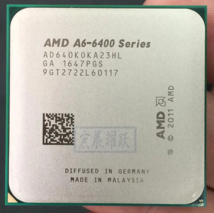 AMD A6-Series A6-6400K A6 6400 A6 6400K 3.9G 65W CPU Dual-Core ...