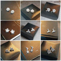 MT ต่างหูเงินแท้ รวมดีไซน์ แบบก้านเสียบ ติดหู Solid 925 Sterling Silver Stud Earrings (se006) MT Jewelry มณีธารา