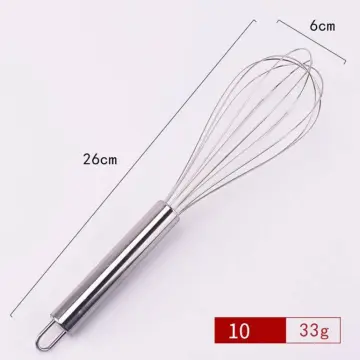 Semi-automatic Whisk, Stainless Steel Egg Beater, Hand Push Rotary Whisks  Mixer Stirrer for Making Cream, Whisking, Beating and Stirring…