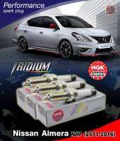 หัวเทียน LASER IRIDIUM สำหรับรถ Nissan Almera  N17 ปี2011-2016 /// 1 ชุด 3 ชิ้น