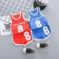 [COD] Baby summer suit foreign style 1-3 years old 10 casual handsome baby two-piece boy vest tide