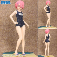 Model โมเดล งานแท้ 100% Sega จากการ์ตูนเรื่อง Re Zero Starting Life in Another World รีซีโร่ รีเซทชีวิต ฝ่าวิกฤตต่างโลก Ram แรม Summer Day to You ชุดวายน้ำ Ver Original from Japan Figure ฟิกเกอร์ Anime อนิเมะ การ์ตูน มังงะ คอลเลกชัน manga