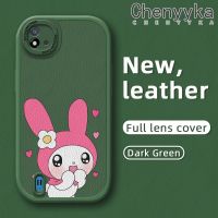 เคส Chenyyyka สำหรับ Realme C20 C15 C11 C20A 2020 C11 2021 Narzo เคส50i การ์ตูนน่ารักเมโลดี้ดีไซน์ใหม่บางนุ่มหนังซิลิกาเคสโทรศัพท์เจลฝาปิดเลนส์เต็มเคสกันกระแทกกล้องกันกระแทก