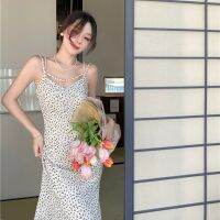 Retro new summer dresses long tail broken flower skirt of cultivate ones morality v-neck light ripe female dress skirt with shoulder-straps wind