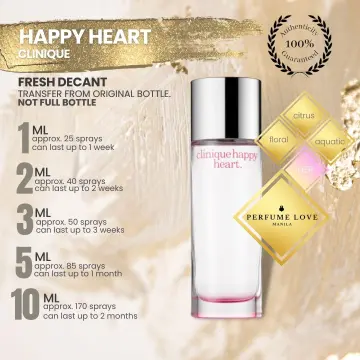 Clinique happy heart online perfume review