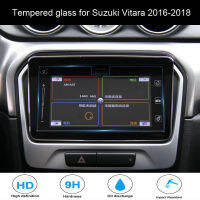 สำหรับ Suzuki Vitara 2016-2018รถจัดแต่งทรงผมนำทางกระจกนิรภัยป้องกันหน้าจอเหล็ก Portective Auto Accessories