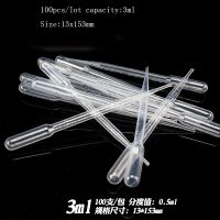 【YF】☌  Pcs/lot 3ml Plastic Disposable Transfer Pipettes Dropper Set Graduated Polyethylene