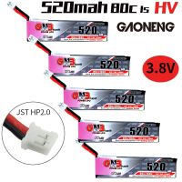 【big-discount】 BIDORA LIFESTYLE 5ชิ้น Gaoneng GNB FPV 520MAh 3.8V 80C 1S HV 4.35V Lipo ปลั๊ก PH2.0สำหรับ Tinyhawk Kingldarc เล็ก