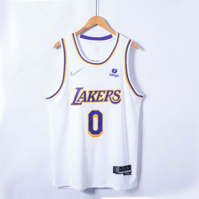 Top-quality Hot Sale Mens 2022 Los Angeles Lakerss Russell Westbrook 75th anniversary Diamond Edition Swingman Jersey - White