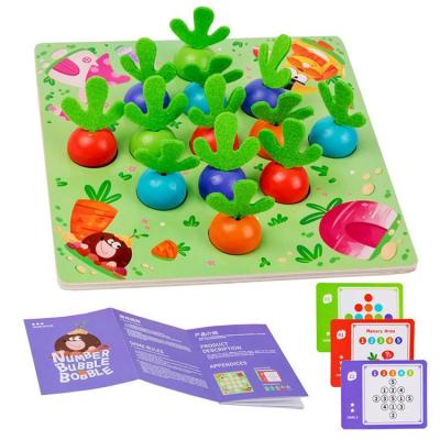 Garden Memory Game Memory Family Board Toy Montessori STEM Developmental Educational Fine Motor Skills Gifts for Kids Over 3 Years Old realistic