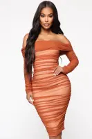 Women Winter Midi Dress Slash Neck Full Sleeve Solid Dress Club Night Sexy Draped Bandage Bodycon Dresses Vestidos GL1225