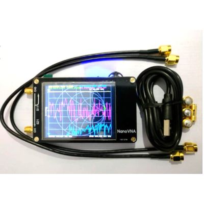 จัดส่งฟรี NanoVNA VNA 2.8นิ้ว LCD HF VHF UHF UV เวกเตอร์เครื่องวิเคราะห์เครือข่าย50KHz ~ 900MHz เครื่องวิเคราะห์เสาอากาศแบตเตอรี่ในตัว