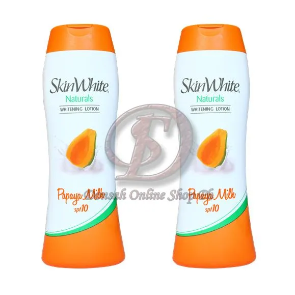 Skinwhite Lotion Naturals Papaya Milk SPF10 200ml 2 bottles Lazada PH