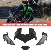 Motorcycle Front Head Light Cowl Side Nose Headlight Trim Cover For KAWASAKI Z400 2018-2020