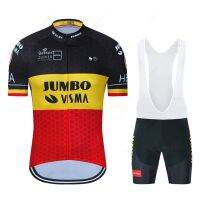 ZZOOI 2023 JUMBO VISMA Short Sleeve Cycling Jersey Set Breathable Mtb Maillot Ciclismo Outdoor Sports Bib Pant Summer Bicycle Clothing