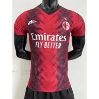 ◇❒卍 เสื้อกีฬาแขนสั้น ลายทีมชาติฟุตบอล Ac MiLaN 23-24 Rating: AAA ชุดเหย้า สําหรับผู้ชาย