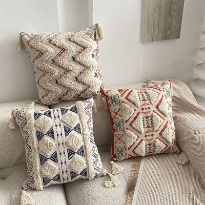 【hot】✒♕ Cotton Pillowcase Covers for Bedroom Office Bed Sofa Cushion Cover