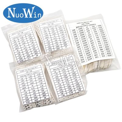 0402 0603 0805 1206 1210 2010 2512 SMD Chip Resistor Sample Kit Alloy Resistance Assorted Set 1% 5% 10R 100R 220R 1K 10K 100K