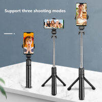 ไม้เซลฟี่บลูทูธไร้สายแบบพกพาปรับได้ Selfie Stick Mini ขาตั้งกล้อง Monopod ขยายได้เติมระยะไกลชัตเตอร์สำหรับ IOS Android โทรศัพท์