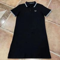 FRED PERRY FRED PERRY ข้าวสาลีหนามแหลม,เสื้อแขนสั้นมีปกโปโลผ้าฝ้ายฤดูร้อนลำลองขาสั้นกีฬาชุดอ้างอิงขนาดแผนภูมิ