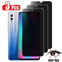 [ขายร้อน]NIQUXI3Pcs ความเป็นส่วนตัวกระจกนิรภัยสำหรับ Honor 10 Lite 20i Pro 9X 9C 10i ป้องกันหน้าจอสำหรับ Honor 8X 8S 8C 9 20 Lite Anti Spy Glass