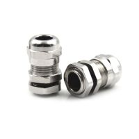 5Pcs/lot Cable Glands Connector Wire Glands for 3 8mm cable Stainless Steel Metal Cable Waterproof Tools