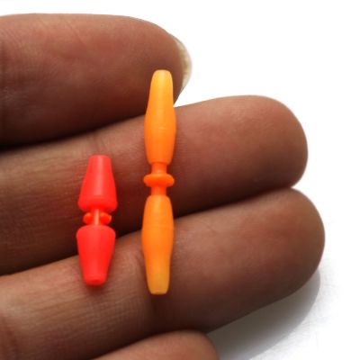 （A Decent035）Rompin 10pcs/lot sea fishing rock accessories plastic Anti slip Cara stick line stopper swivel