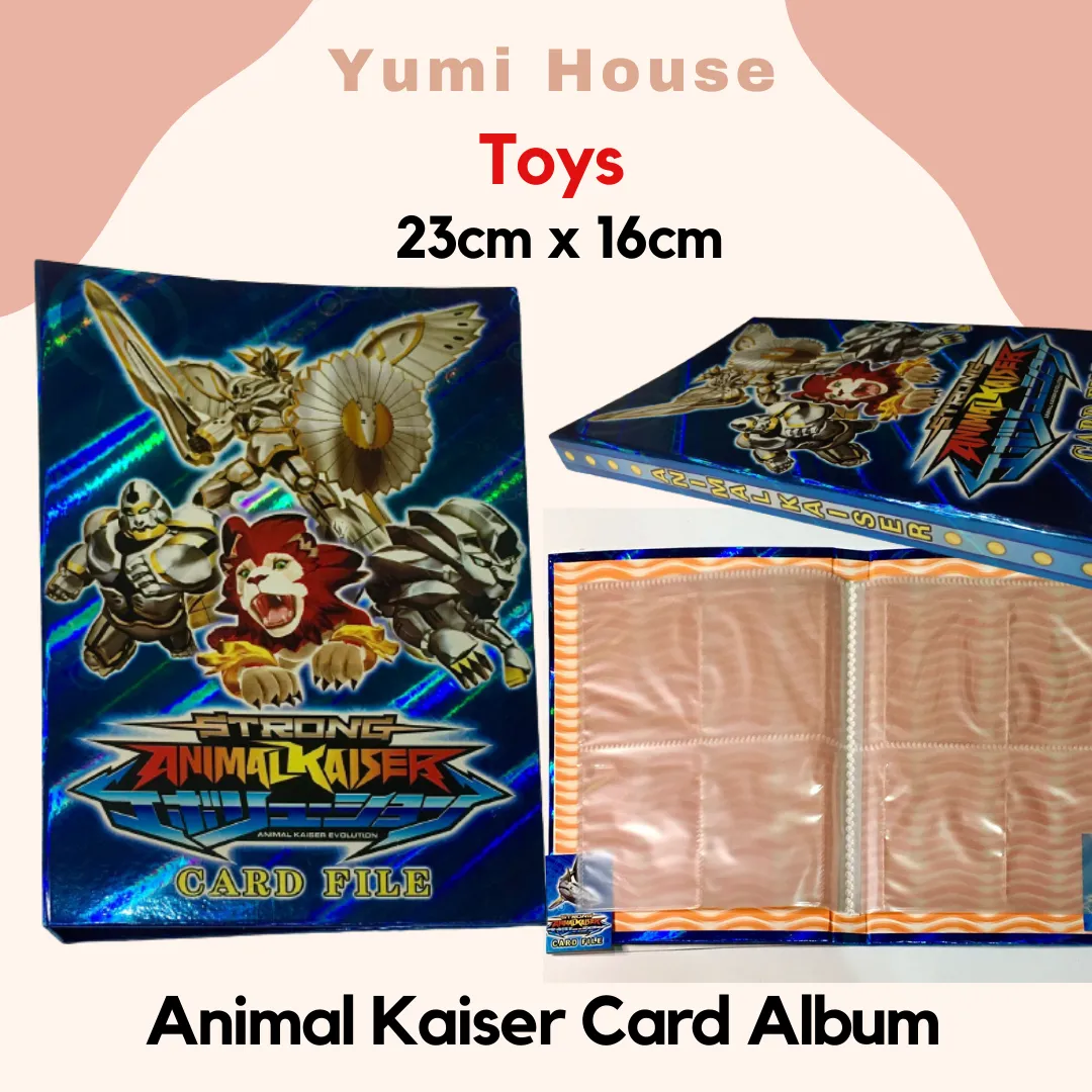 Malaysia Ready Stock】Animal Kaiser Card Album Collect Card Book Card File  (1pcs) 动物凯撒卡片相册收集卡片书卡片文件（1个） | Lazada