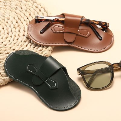 2022 Ultra thin PU Leather Glasses Case Eye Glasses Container Cover Portable Fashion Sunglasses Storage Box Eyewear Case Bags