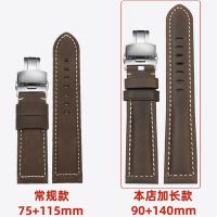 ▶★◀ Suitable for mens genuine leather watch strap retro matte extension suitable for Huawei GT2 watch3 Samsung Panerai 22 24mm