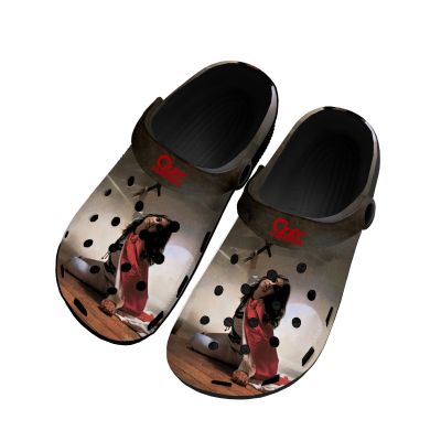 นักร้องเพลงร็อคโลหะ Ozzy Osbourne บ้าน Clogs รองเท้าน้ำที่กำหนดเองผู้ชายผู้หญิงรองเท้าวัยรุ่น3D พิมพ์ลายสวนอุดตันรองเท้าแตะมีรูชายหาด